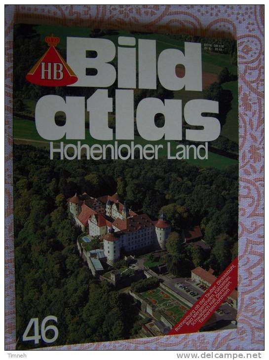 N° 46 HB BILD ATLAS - HOHENLOHER LAND ROTHENBURG - Revue Touristique En Allemand - Viaggi & Divertimenti