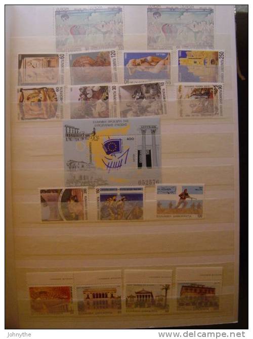 Greece 1993 Full Year Including Imperforated MNH - Neufs