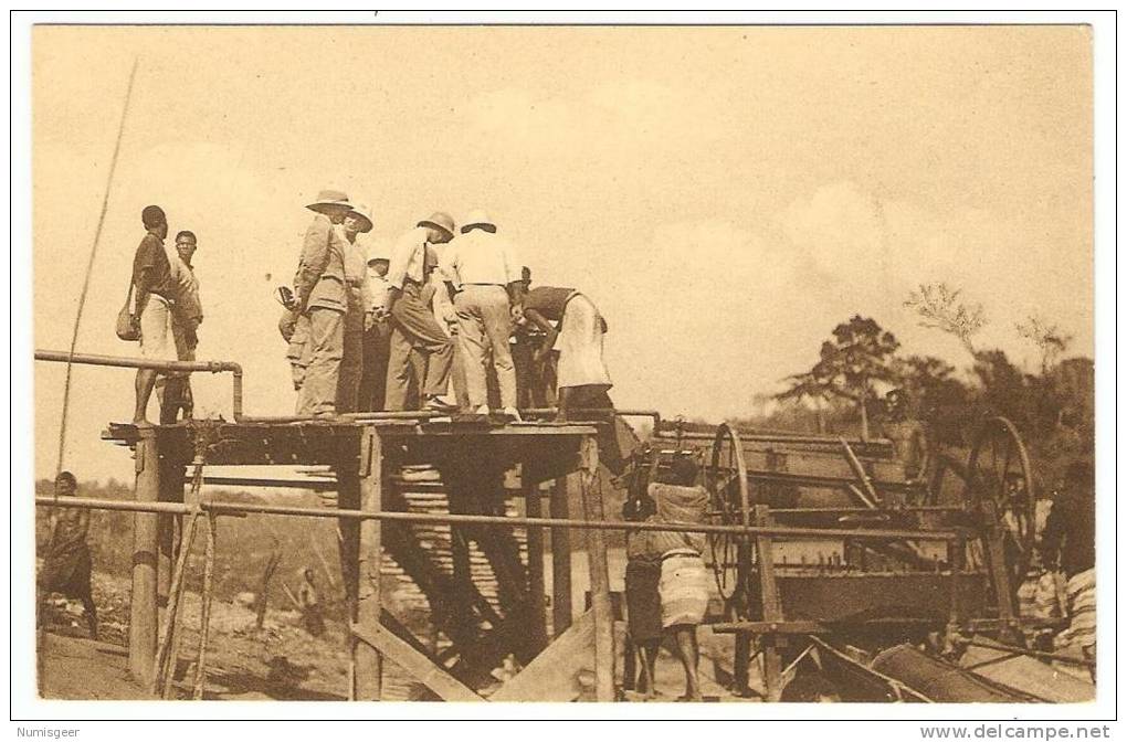 CONGO-BELGE   ----   Le Prince Léopold Visite Le Mill à Main De Mabonda ( Forminière ) - Congo Belge