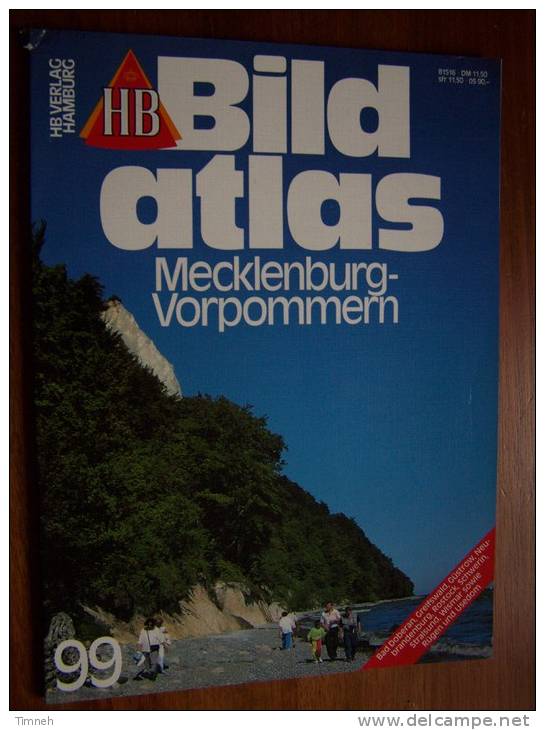 N° 99 HB BILD ATLAS - MECKLENBURG VORPOMMERN - Revue Touristique En Allemand - Viajes  & Diversiones