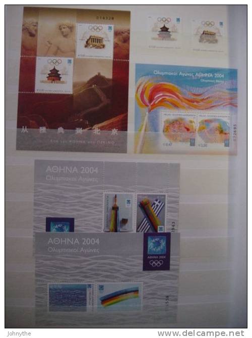 Greece 2004  Full Year Including Imperforated MNH - Unused Stamps