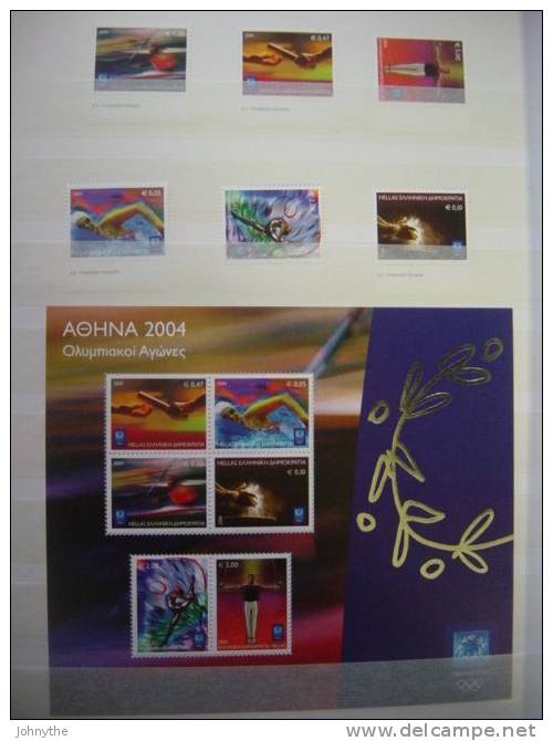 Greece 2004  Full Year Including Imperforated MNH - Ungebraucht