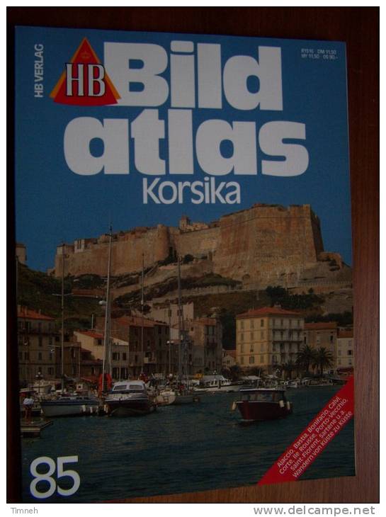 N° 85 HB BILD ATLAS - KORSIKA - Revue Touristique En Allemand - Viajes  & Diversiones