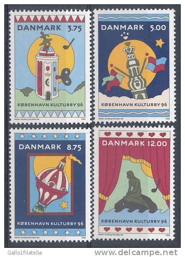 1996 - DANIMARCA / DENMARK - COPENAGHEN CITTA´ EUROPEA DELLA CULTURA. MNH - Nuevos