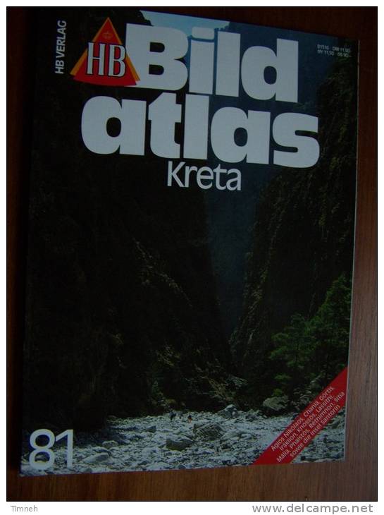 N° 81 HB BILD ATLAS - KRETA - Revue Touristique En Allemand - Viaggi & Divertimenti