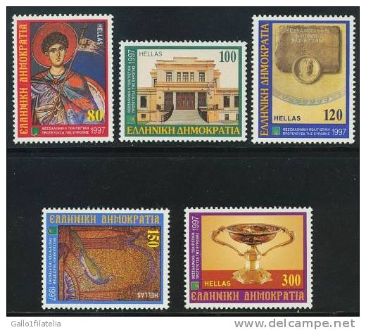 1997 - GRECIA / GREECE - THESSALONIKI CITTA´ EUROPEA DELLA CULTURA. MNH - Neufs