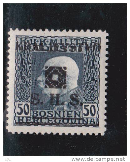 1919 NACHFOLGESTAATEN-JUGOSLAWIEN ANK 43  50 HELLER SELTEN ** - Eastern Austria