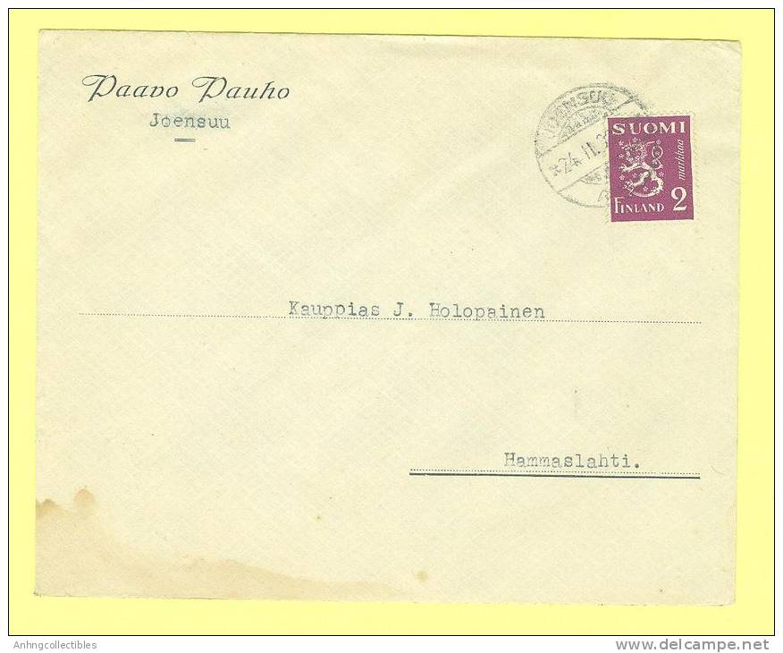 Finland Old Cover - Lettres & Documents