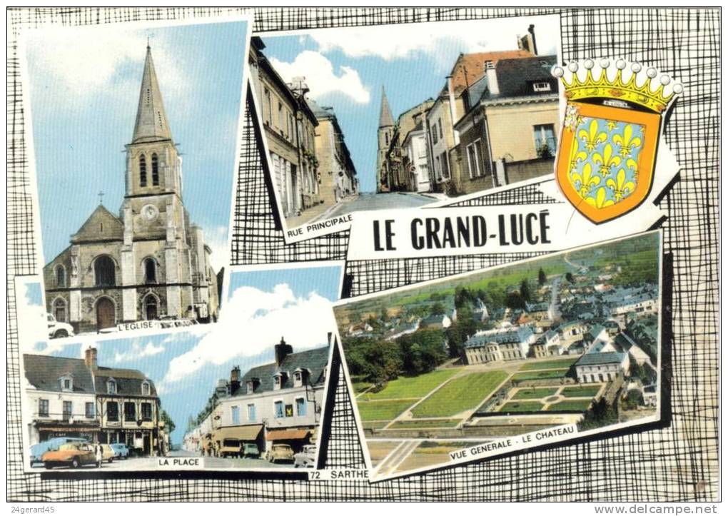 CPSM LE GRAND LUCE (Sarthe) - 4 Vues - Le Grand Luce