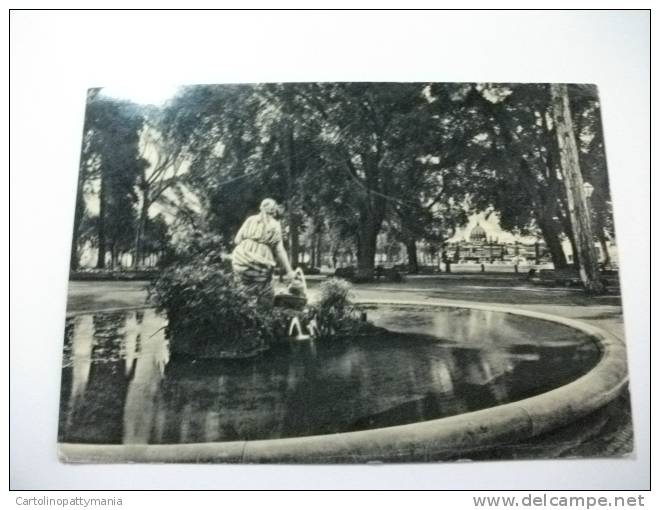 Roma Fontana Del Mosè Pincio  Annullo A Targa Fiat 1800 - Parken & Tuinen