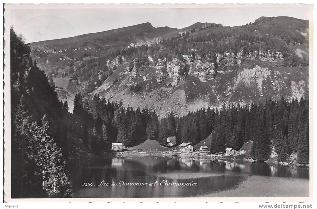 5659 - Lac Des Chavonnes Et Le Chamossaire + Beau Cachet Alpes Vaudoises - Autres & Non Classés