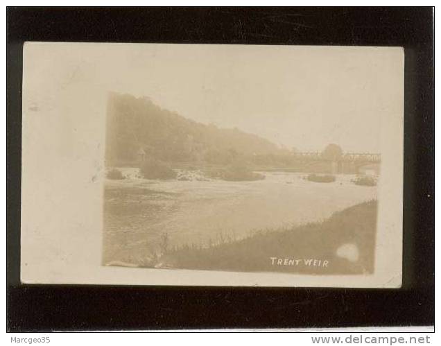 Carte Photo ,  Photo Card  , Trent Weir , Cachet Postal , Postage - Autres & Non Classés