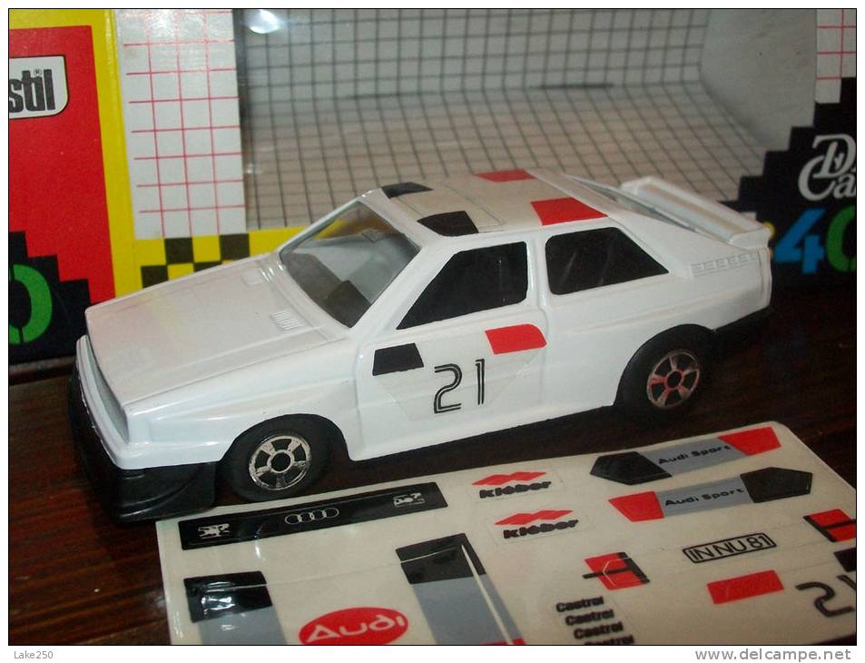 POLISTIL -  AUDI QUATTRO  AVEC SA BOITE  Scala 1/40 - Polistil