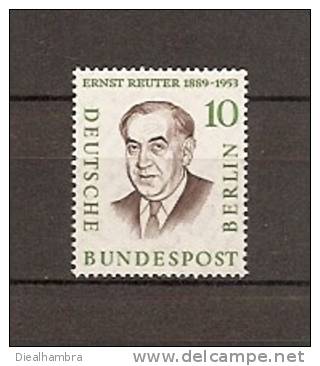 GERMANY DEUTSCHE BUNDESPOST BERLIN BERÜHMTE MÄNNER BERLINS 1957 / MNH / 165 - Unused Stamps