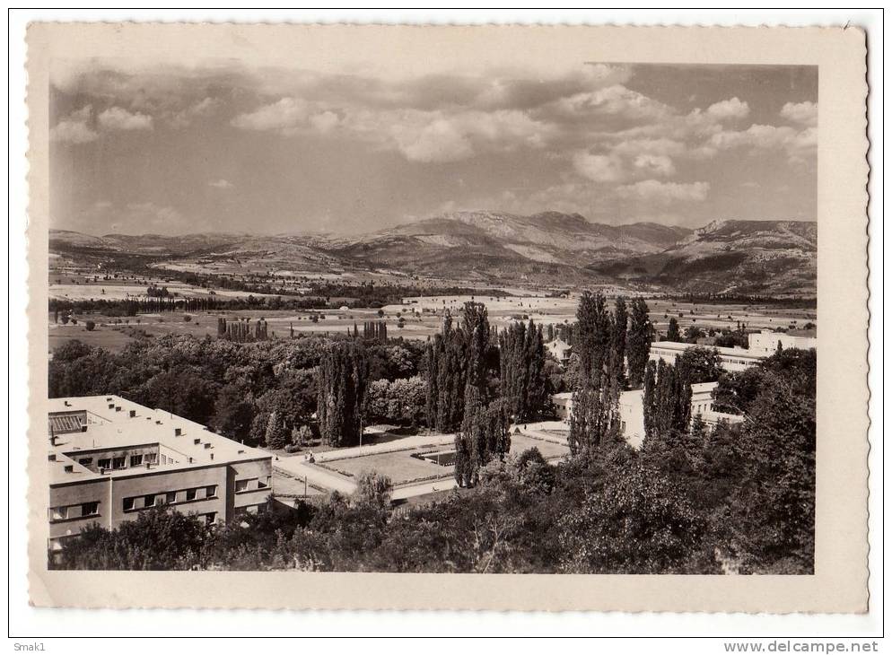 EUROPE SERBIA NIŠKA BANJA PANORAMA Nr. 661 POSTCARD 1961. - Serbia