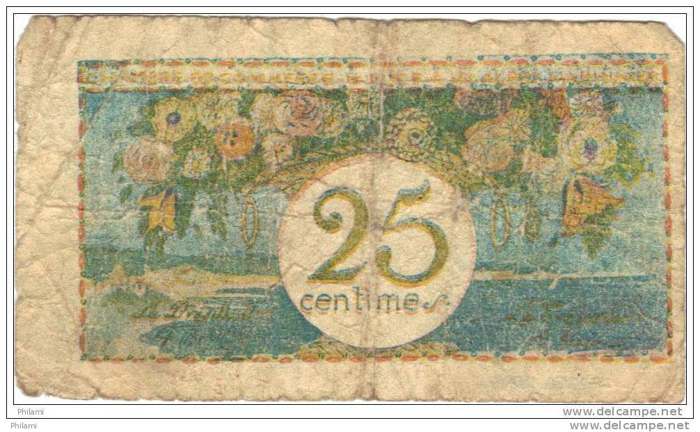 BILLET FRANCE 25 Cts .   (DB 44) - Chambre De Commerce