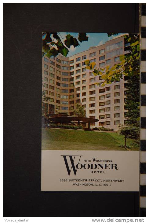 CP, Etats Unis, The Wonderful Woodner Hotel Washington - Autres & Non Classés