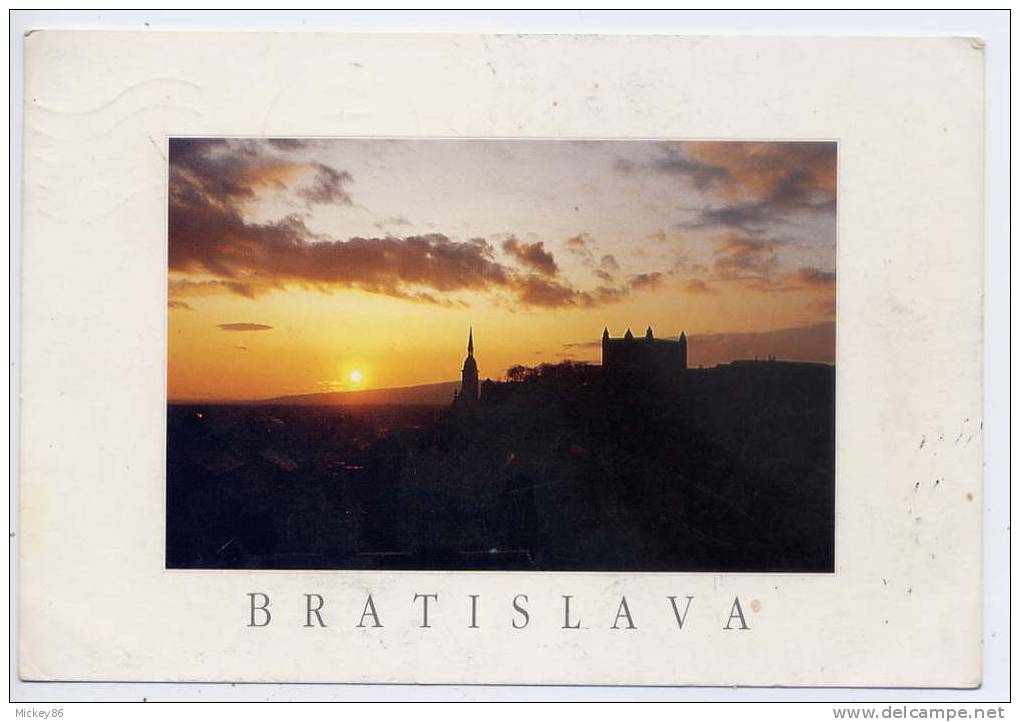 1996--timbre " Levoslav Bella" Seul Sur Carte Postale BRATISLAVA--beau Cachet Bratislava - Covers & Documents