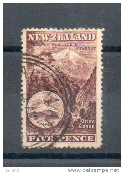 Nouvelle Zelande. Gorges D'otira - Used Stamps