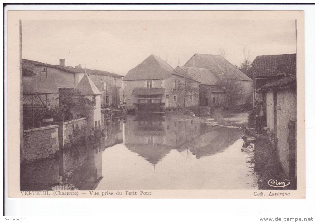 CP ANIMEE- VERTEUIL  - Vue Prise Du Petit Pont - Autres & Non Classés