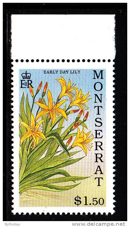 Montserrat MNH Scott #778 $1.50 Early Day Lily - Lilies - Montserrat