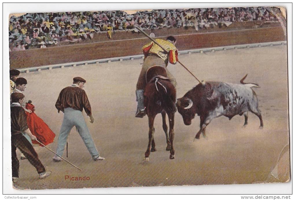 Espa&ntilde;a Tarjeta Postal Corrida Toros  - Postcard AK Cpa (W3_609) - Corridas