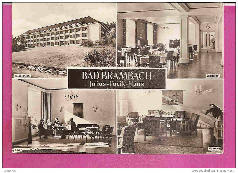 BAD BRAMBACH   -   ** 4 ANSICHTEN Des  JULIUS FUCIK HAUS **    -   Verlag : BILD U HEIMAT Aus REICHENBACH  N° 5284 - Bad Brambach