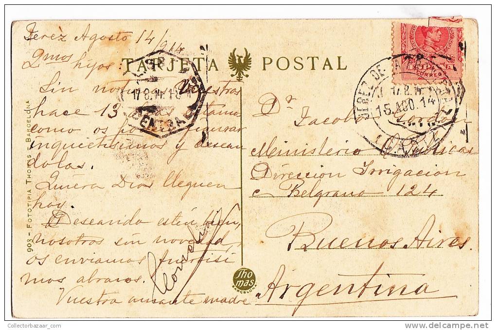 Espa&ntilde;a Tarjeta Postal Jerez Clausto De La Cartuja - Postcard AK Cpa (W3_652) - Cádiz