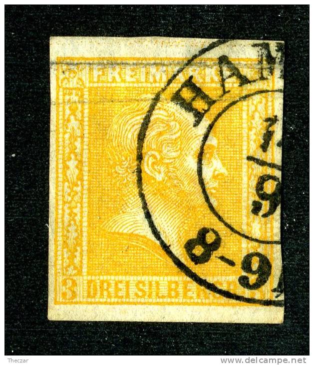 GS-13)  Prussia 1858  Mi.#12  Used - Usati