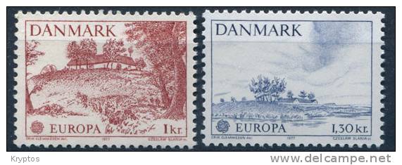 Denmark 1977 - CEPT Stamps (complete Set) - Unused Stamps