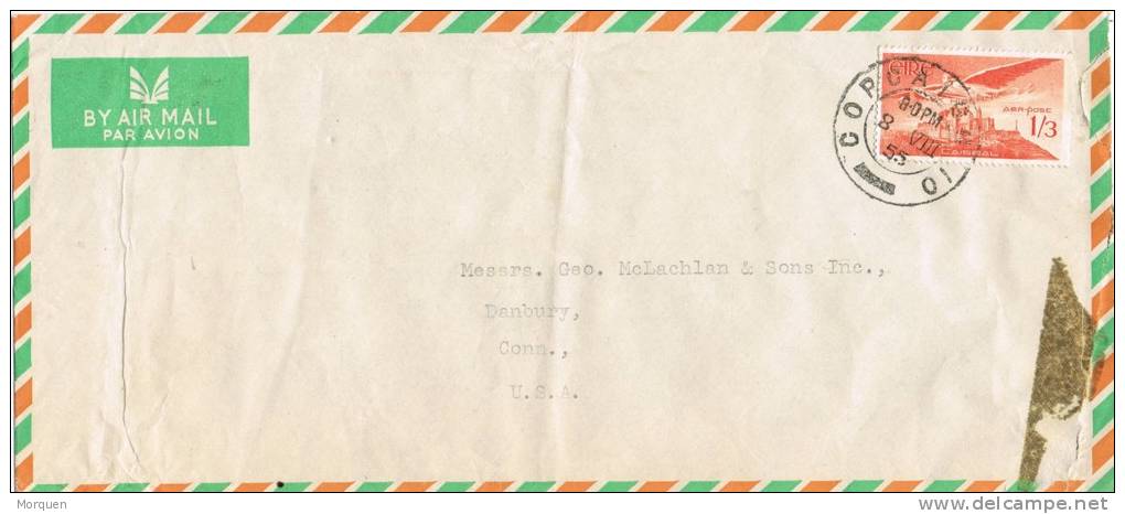 10660. Carta Aerea CORCAIGH (Irlanda) Eire 1955 - Luftpost