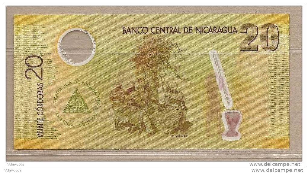 Nicaragua - Banconota Non Circolata Da 20 Cordobas - 2007 - Polymer - Nicaragua