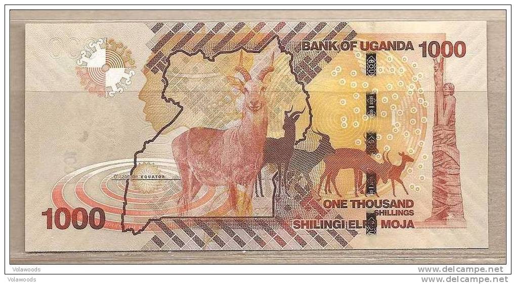 Uganda - Banconota Non Circolata Da 1000 Scellini - 2010 - Oeganda