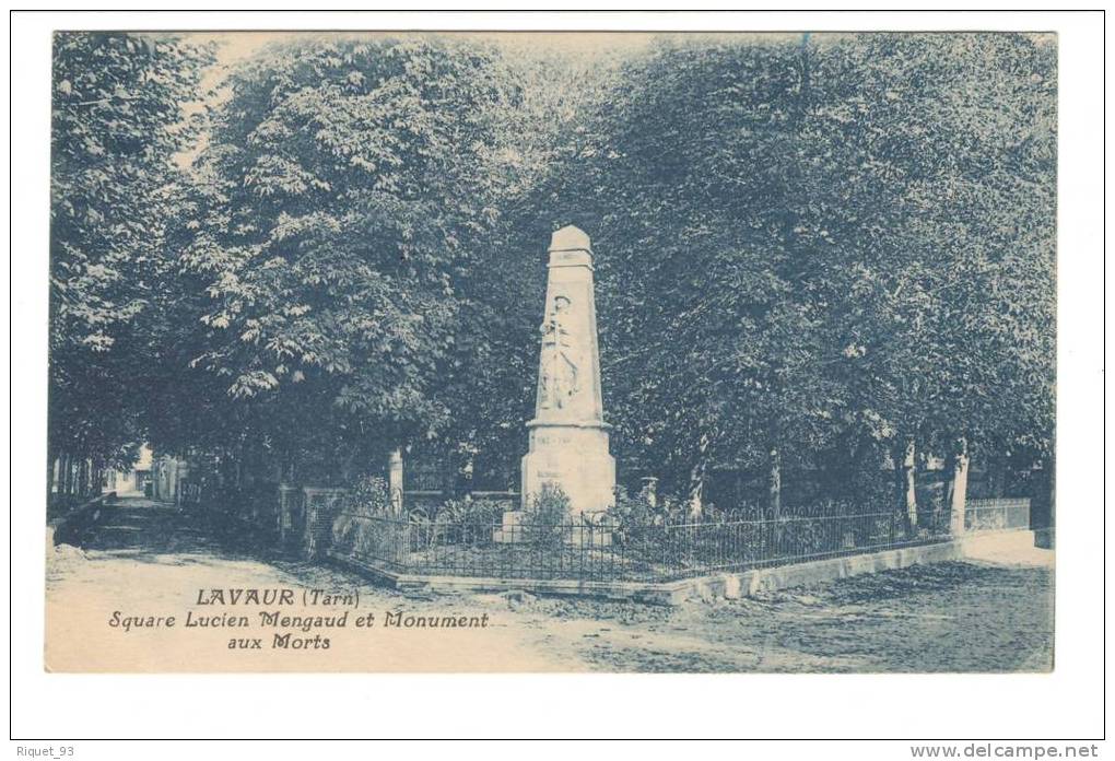 LAVAUR - Square Lucien Mengaud Et Monument Aux Morts - Lavaur