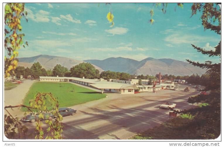Missoula MT Montana, Travelers Treat Motel Lodging, Auto, C1950s Vintage Postcard - Missoula