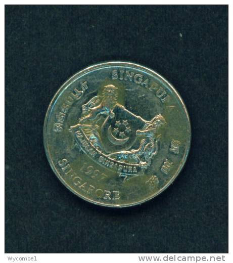 SINGAPORE  -  1997  20 Cents  Circulated As Scan - Singapur