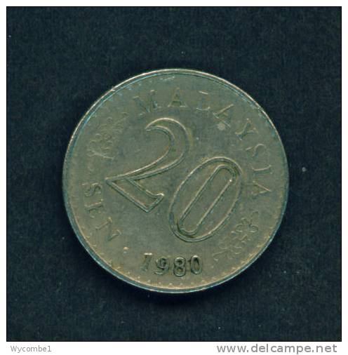 MALAYSIA  -  1980  20 Sen  Circulated As Scan - Malaysie