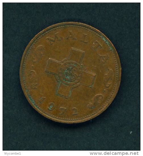 MALTA  -  1972  1 Cent  Circulated As Scan - Malta