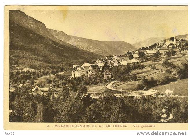 04- VILLARS-COLMARS . Vue Générale. - Autres & Non Classés