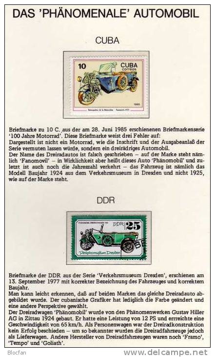 Verkehrs-Museum Dresden 1977 DDR 2254/8 ** + SBl.2257 SST 14€ Lok Straßenbahn Auto Flugzeug Schiff Trafic Set Of Germany - Cartas & Documentos