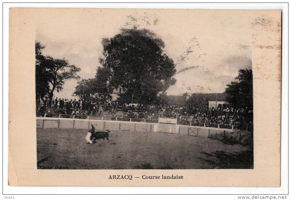 AMERICA MEXICO ARZACQ COURSE LANDAISE OLD POSTCARD - Mexico