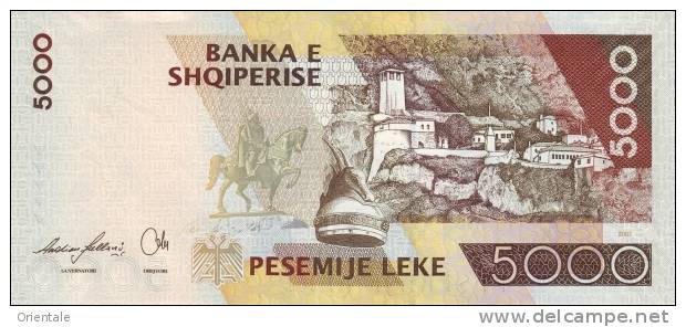 ALBANIA P. 75a 5000 L 2007 UNC - Albania