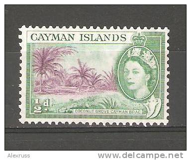 Cayman Islands 1953,QE-II,Sc 136,VF MNH** - Kaimaninseln