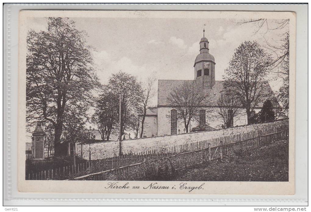 0-9201 NASSAU / Erzgebirge, Kirche - Frauenstein (Erzgeb.)