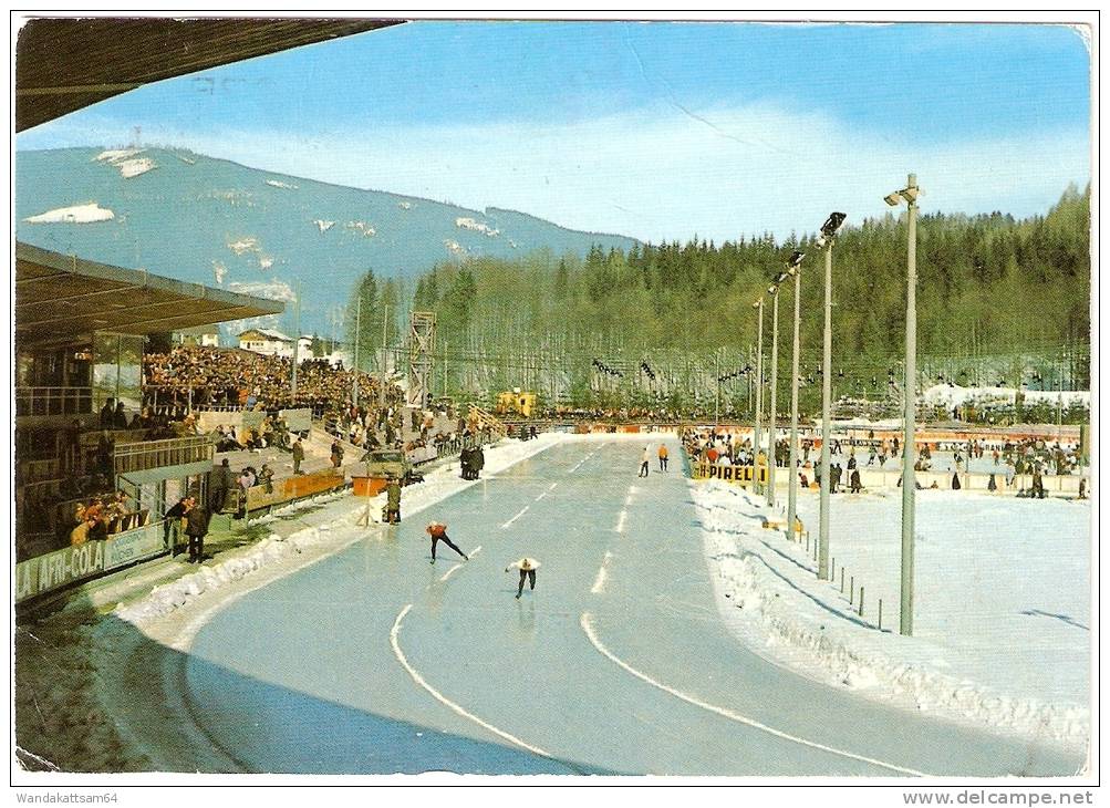 AK 500 Luftkurort Und Wintersportplatz 8221 INZELL Europäisches Eisschnellauf-Zentrum 10. 2. BAD 8 Briefmarke Entfernt - Bad Aibling