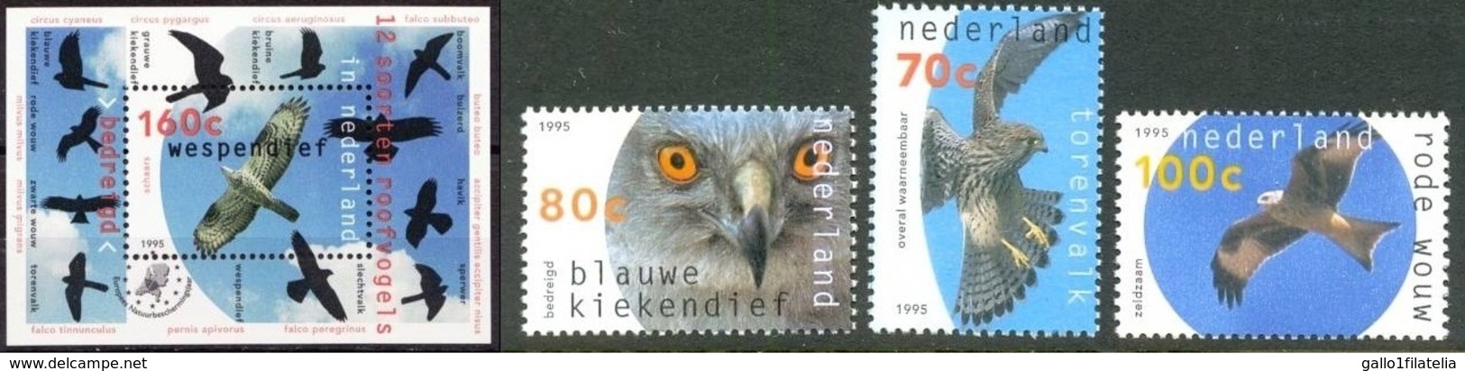 1995 - OLANDA / NEDERLAND - ANNO EUROPEO DELLA PROTEZIONE DELLA NATURA - EUROPEAN YEAR OF NATURE CONSERVATION. MNH - Ungebraucht