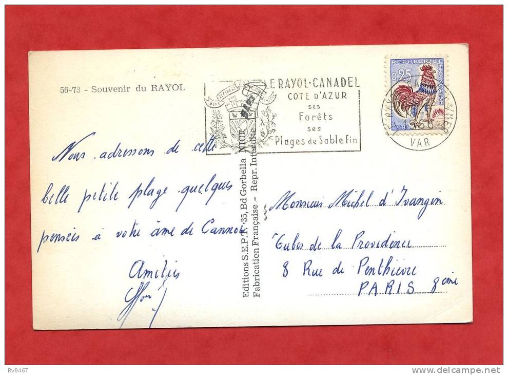 * Souvenir Du RAYOL-Multiples Vues-1966 - Rayol-Canadel-sur-Mer