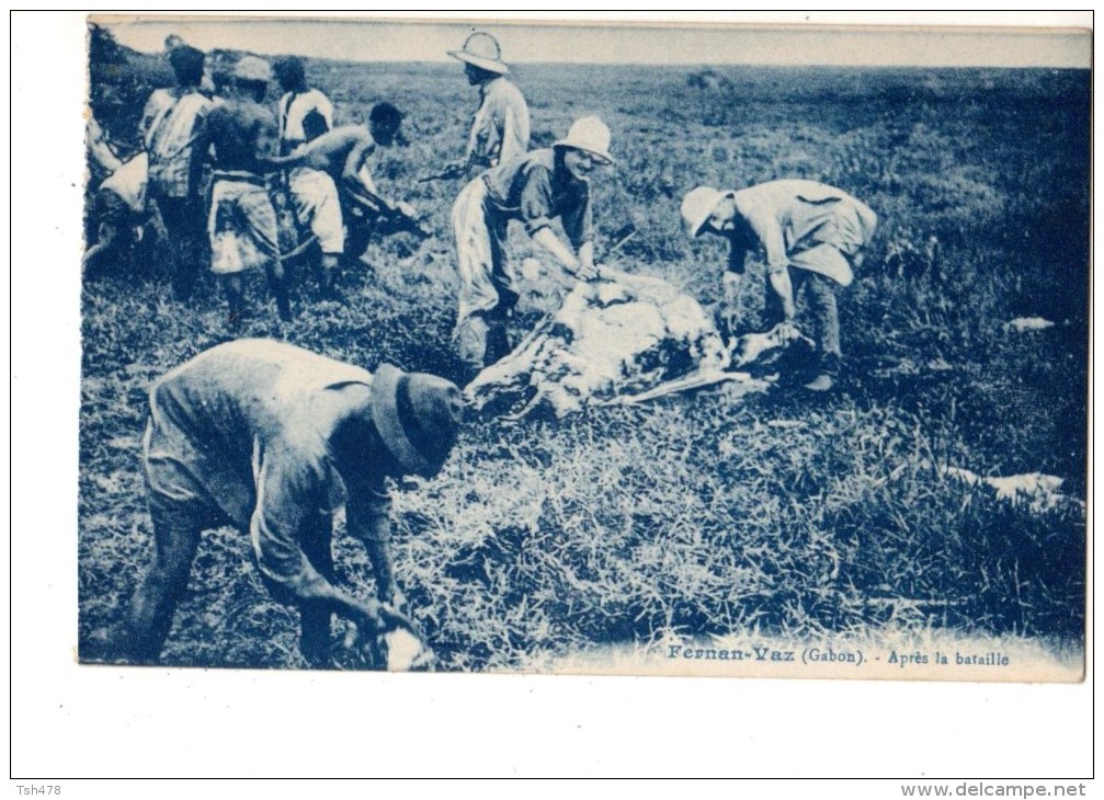 GABON-----FERNAN-VAZ--aprés La Bataille----voir 2 Scans - Gabon