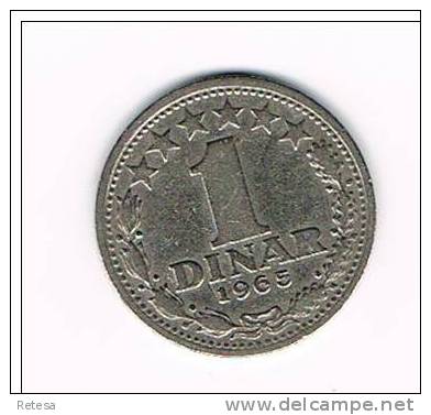 JOEGOSLAVIE  1  DINAR  1965 - Yugoslavia