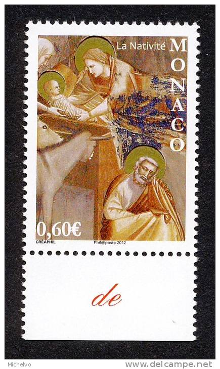 Monaco 2012 - Yv N° 2849 ** - Noël - Unused Stamps